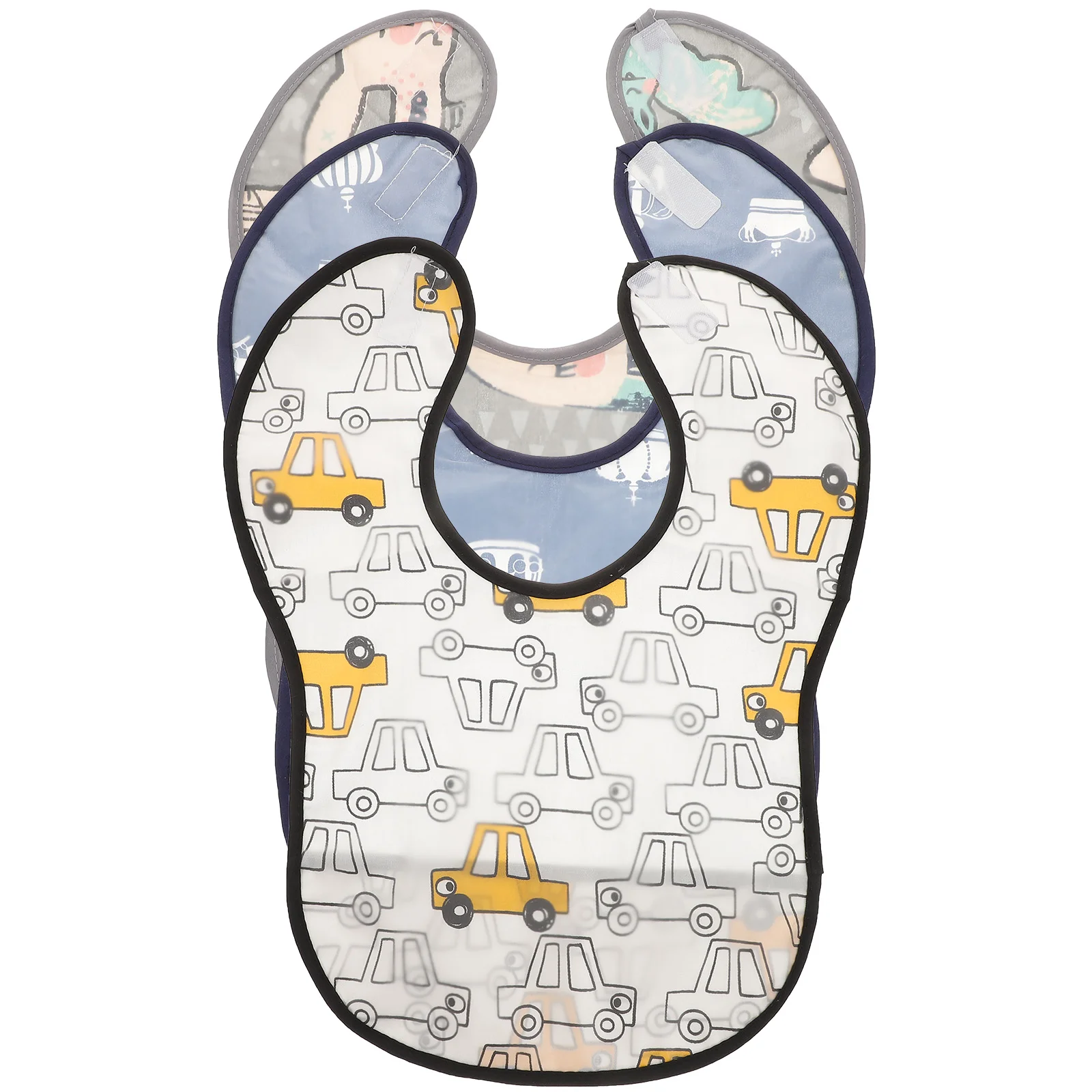 

3 Pcs Towel Eating Bib Men and Women Infant Towels Waterproof Apron Pure Cotton Absorbent Feeding Bibs