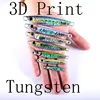 3D Printing Tungsten Jig Fishing Lure Sea Fishing Long Casting Micro Jigs 10g-120g Fast Sinking Luminous Vertical Jigging Lure 5