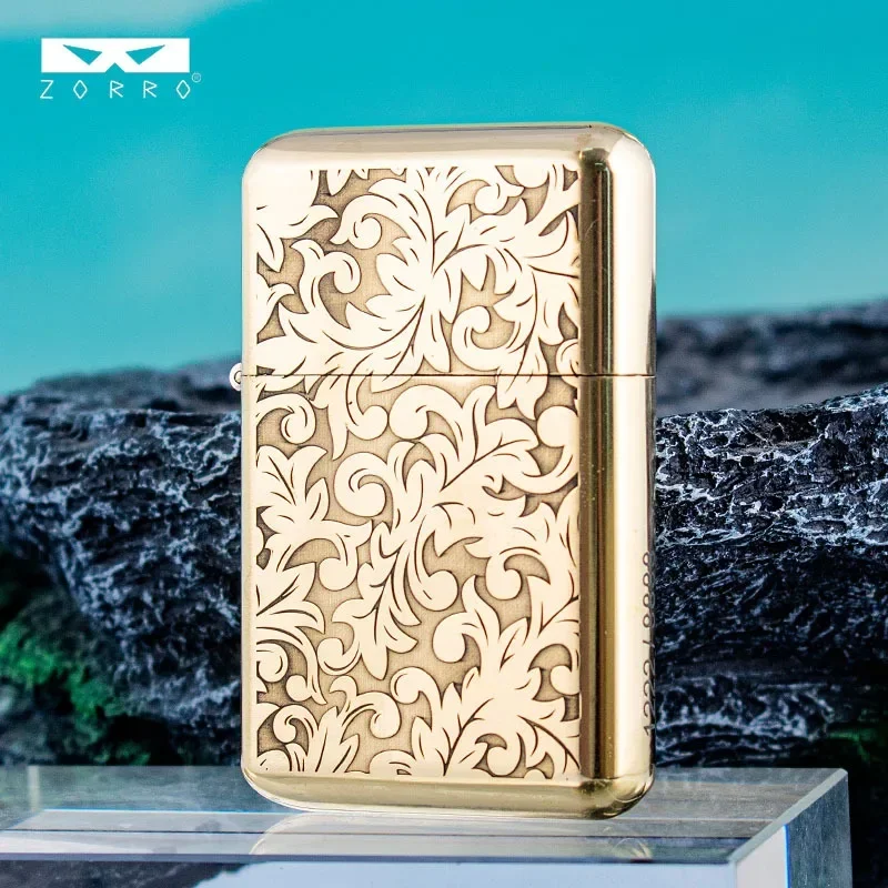 ZORRO's New Z790 Original Copper Kerosene Lighter, Peony