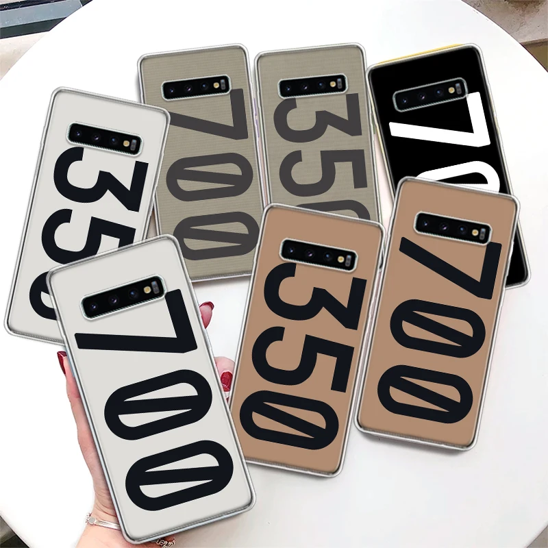 350 700 Custodia Per Telefono Coque Yeezy-Design Per Samsung Galaxy S24 S23 Ultra S22 S21 S20 Fe S10 Plus S10E S9 S8 + Lite Soft Cover