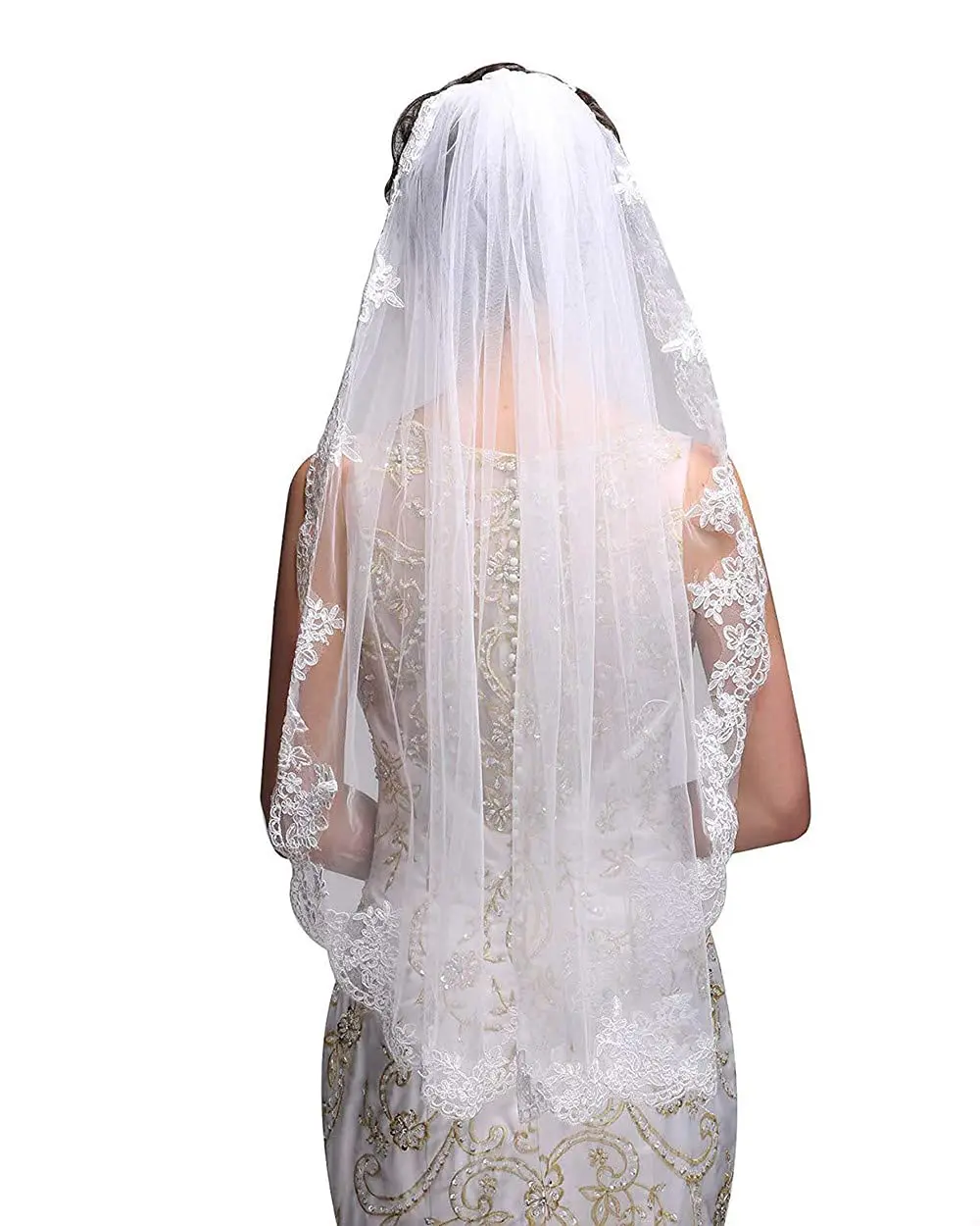 

White/Ivory Wedding Veil Short Bridal Head Accessories