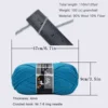 Wholesale 100g Stick Needle Thread 90% Australian Wool 10% Fiber Soft Thick Cashmere Yarn 4mm Thickness Crochet Yarn 110m/120yd 6