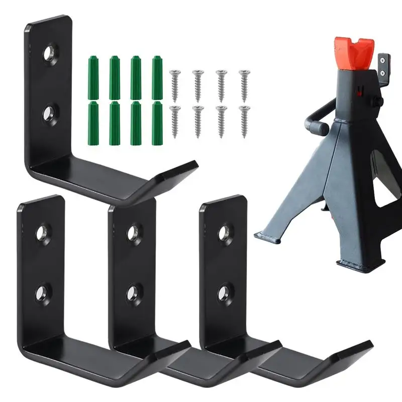 JackStandWallRackHeavyDutyStainlessSteelHolderHookGarage