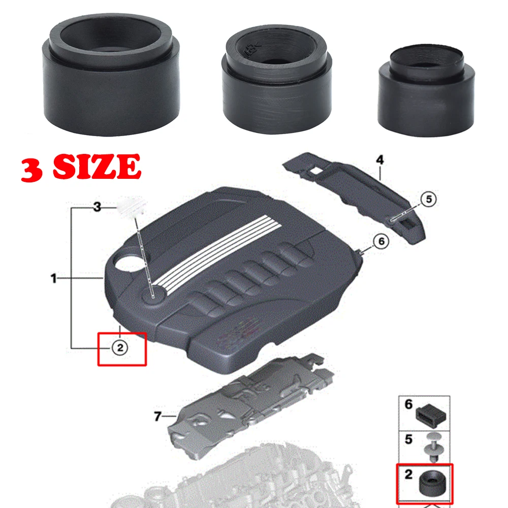 Boccola Di Supporto In Gomma Per Motore Auto Nera Per Seat Alhambra Altea Exeo Ibiza Clip Di Copertura Passacavo Di Supporto Bungs 07 C103226 Universa