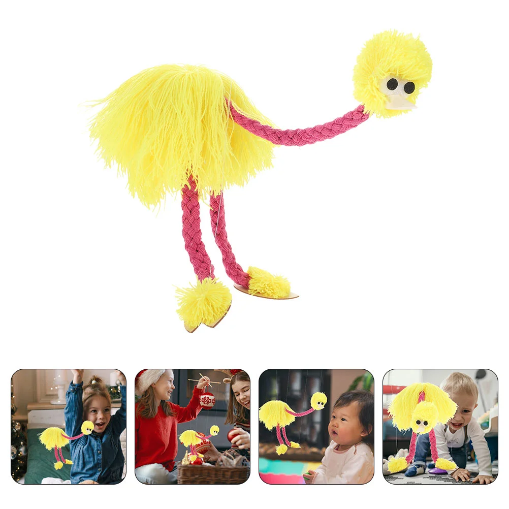 

Animals Ostrich Marionette Puppet Show Supplies Funny Toys Puppets Baby for Kids Figure Craft Adults Child