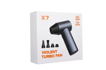 X7 Violent Blower 500g Wind Pressure Brushless Motor 40mm Turbo Jet Fan With 3 Nozzles Dust Blowing Keyboard Cleaning Air Blower 1