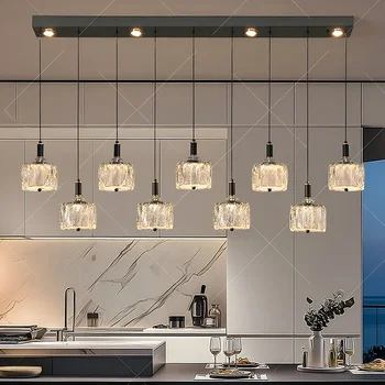 Luxury Crystal Pendant Light — Modern Living & Dining Room Ceiling Lamp 1