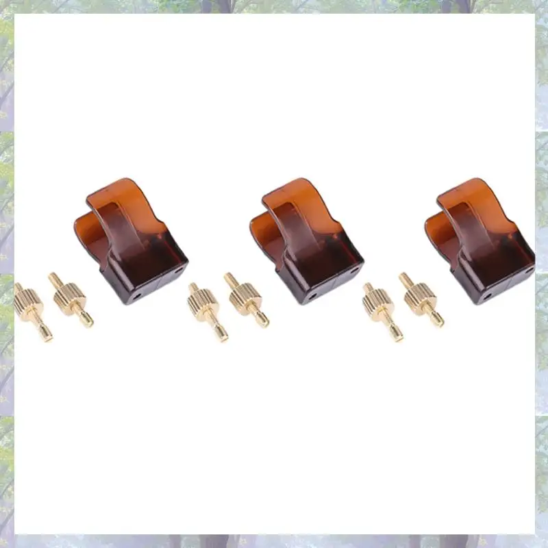 3X Erhu Fine Tuners Brass Rust Proof Not Hurting Strings Erhu Accessories Musical Instrument Replacement Accessory