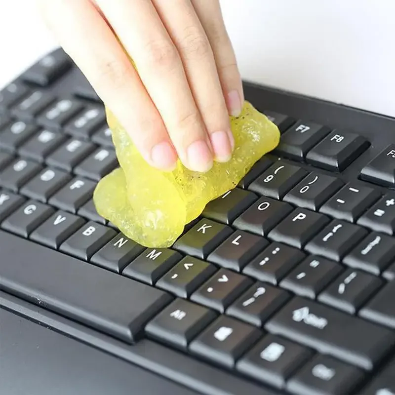 Car Cleaning Gel 1 Pcs Automobile Air Vent Dust Removal Putty Laptop Keyboard Cleaner Slime Magic Mud for Cars