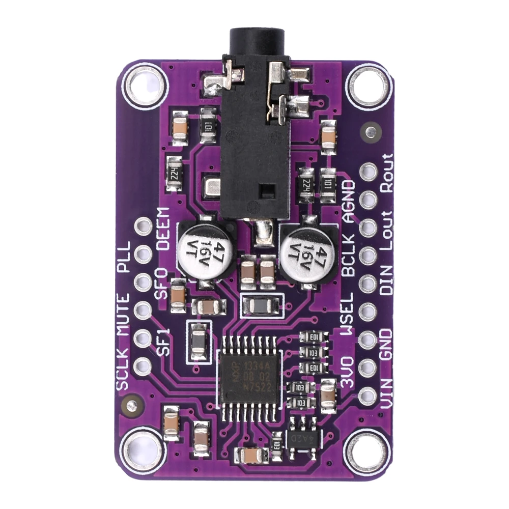 DAC Module 1334 UDA1334A I2S DAC Audio Stereo Decoder Module Board For Arduino 3.3V-5V CJMCU-1334 Stable Performance audio decoder board