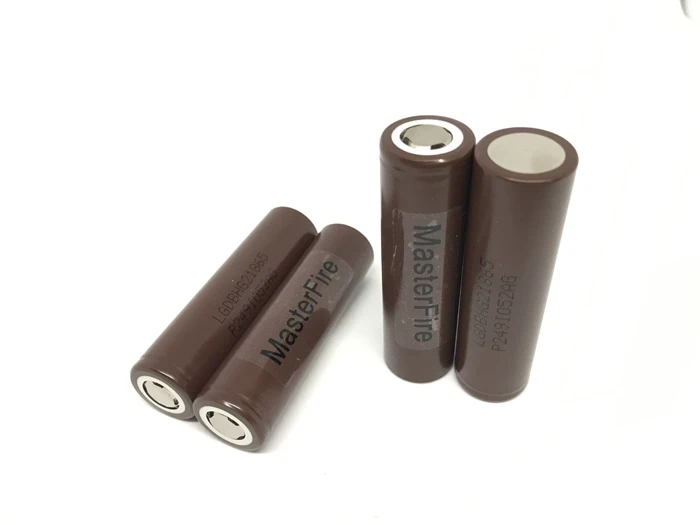 

MasterFire 4pcs/lot Original HG2 3000mah 18650 3.7V Rechargeable Lithium Battery Torch Power Tools Batteries Cell 20A Discharge