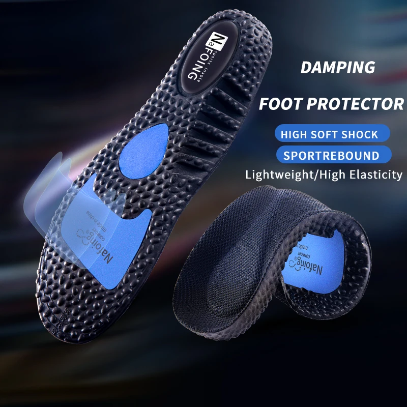 EVA Insoles For Shoes Sole Shock Absorption Deodorant Breathable Cushion Running Insoles For Feet Man Women Orthopedic Insoles