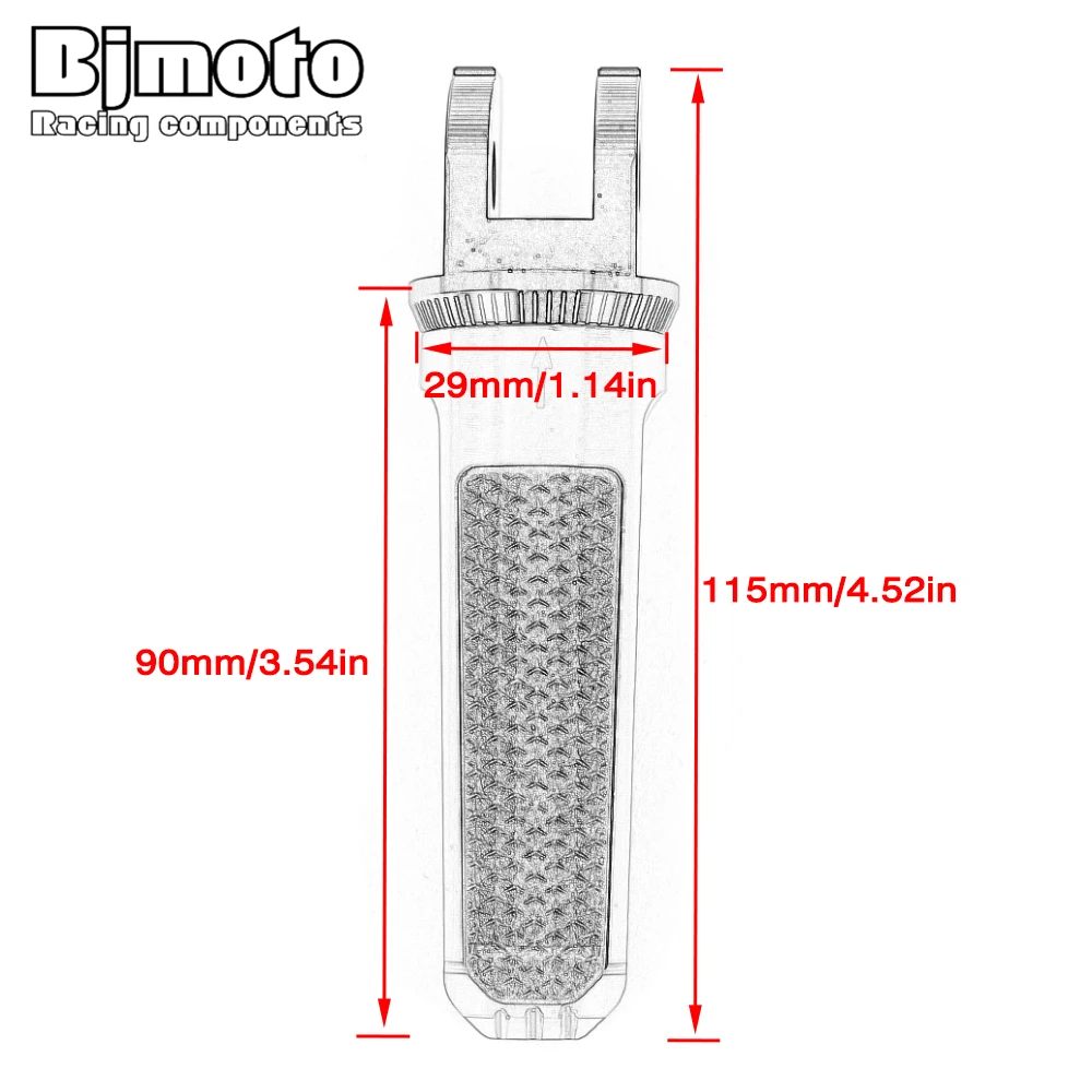 Motorcycle Front Foot Pegs Rider Pedal motorcycle accessories motorcycle foot pedals For APRILIA SHIVER 750 900 For K-TM 125 200 390 DUKE Duke125 Duke200 Duke390