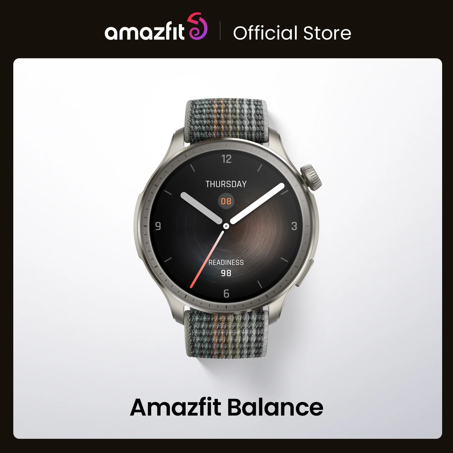 Amazfit Balance 46mm Smart Watch  Sleep Coach Dual-Band GPS 150+ Sports Modes Smart Watch  Readiness  For Android IOS Phone