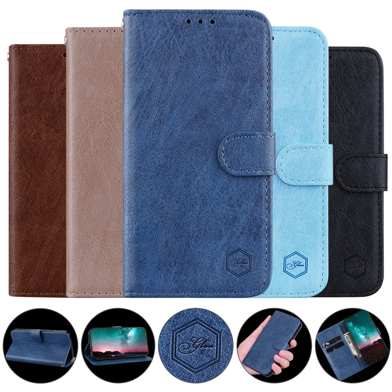 Premium Magnetic Flip Leather Wallet Phone Case