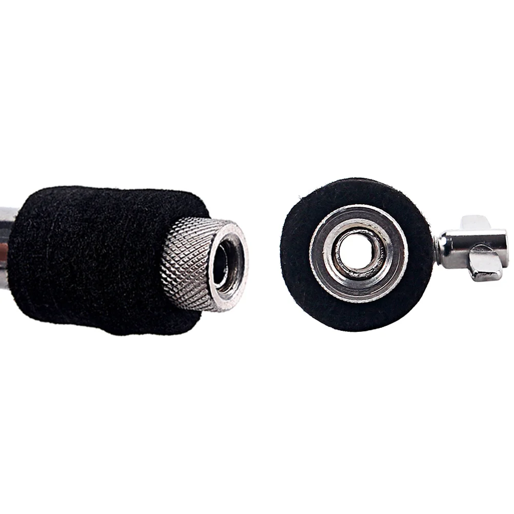 2 Pcs Hats Hi-Hat Clutch for Cymbal Stand Jazz Drum Parts Accessories Percussion Black