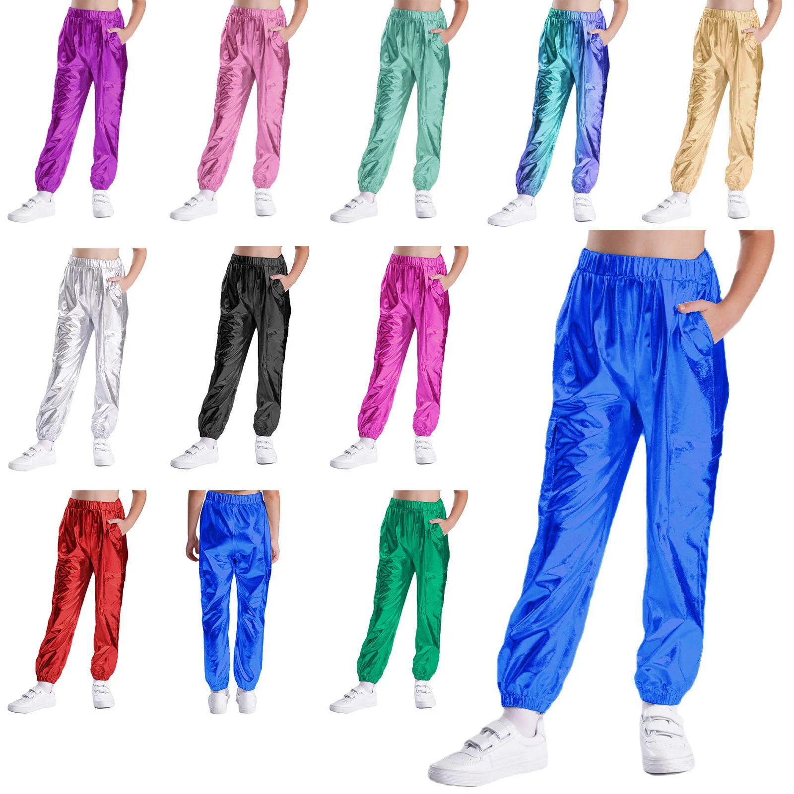 Kids Pants for Boys and Girls Hip-Hop Jazz Dance