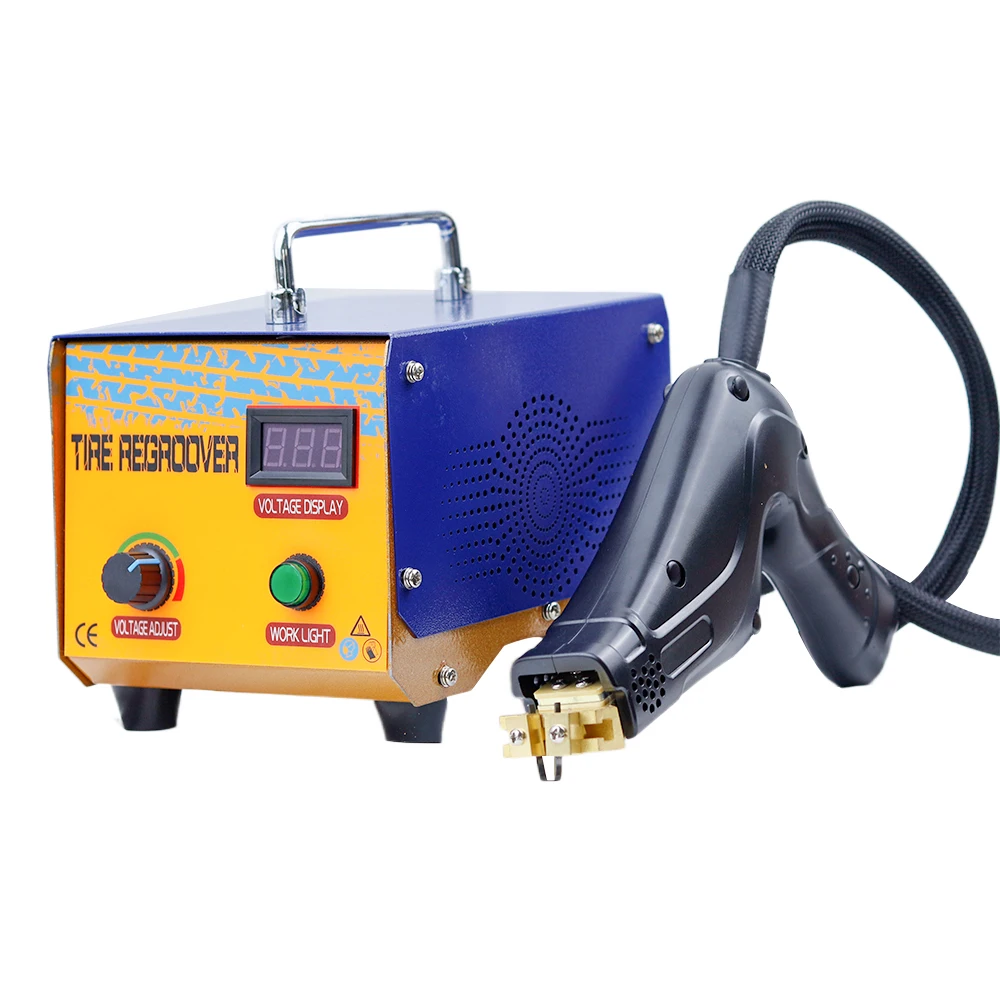 TR-1KW Digital Tire Slotting Machine Truck Car Wheel Rubber Engraving Electromec