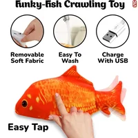 Baby Electric Fish Toy Plush Simulation Animal Electric Rocking Pacifier Cat Pet Toy Early Development Baby Educational Toy - Image 5