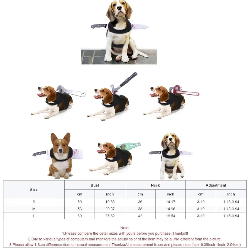 Dog Clothing Accessories Cat Dog Funny Cosplay Costume Bloodstains Comfortable Costume Accessories Dress Up Halloween Decoration