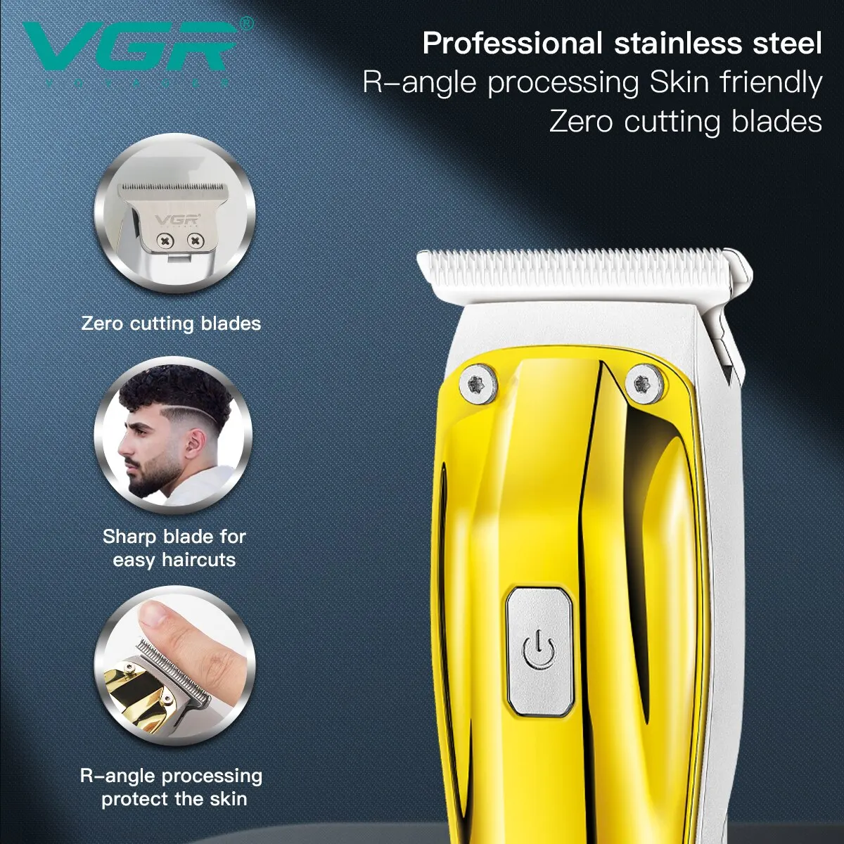 VGR vlasy clipper elektrický vlasy řezací stroj akumulátorové ostříhat stroj dobíjecí vlasy strunová přenosné strunová pro muži V-956