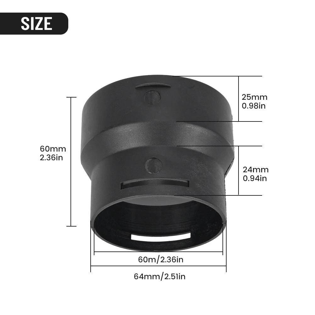 

Parking Heater Ducting Reducer Car Heating Parts 251226890050 Connector Converter Pipe Reducer Adapter Plastic