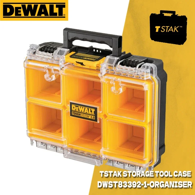 

DEWALT Portable Storage Tools Accessories Parts Box ToughSystem 2.0 Half Width Organiser DWST83392-1