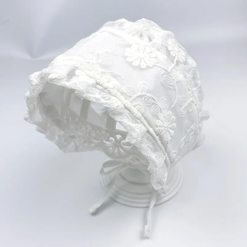 Summer Lace Flower Baby Hat Princess Baby Girl Infant Soft Cap