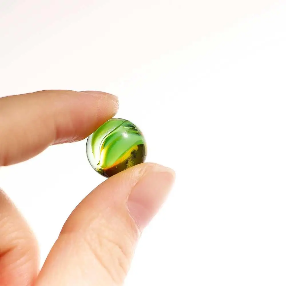 Фото 10 шт., 14 мм Разноцветные стеклянные Мраморные Шарики для детей №5