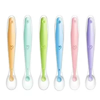 2/1pcs Silicone Spoon for Baby Infant Feeder Spoons for Children Kids Soft Safety Feeding Spoons BPA Free Baby Utensils Flatware 2