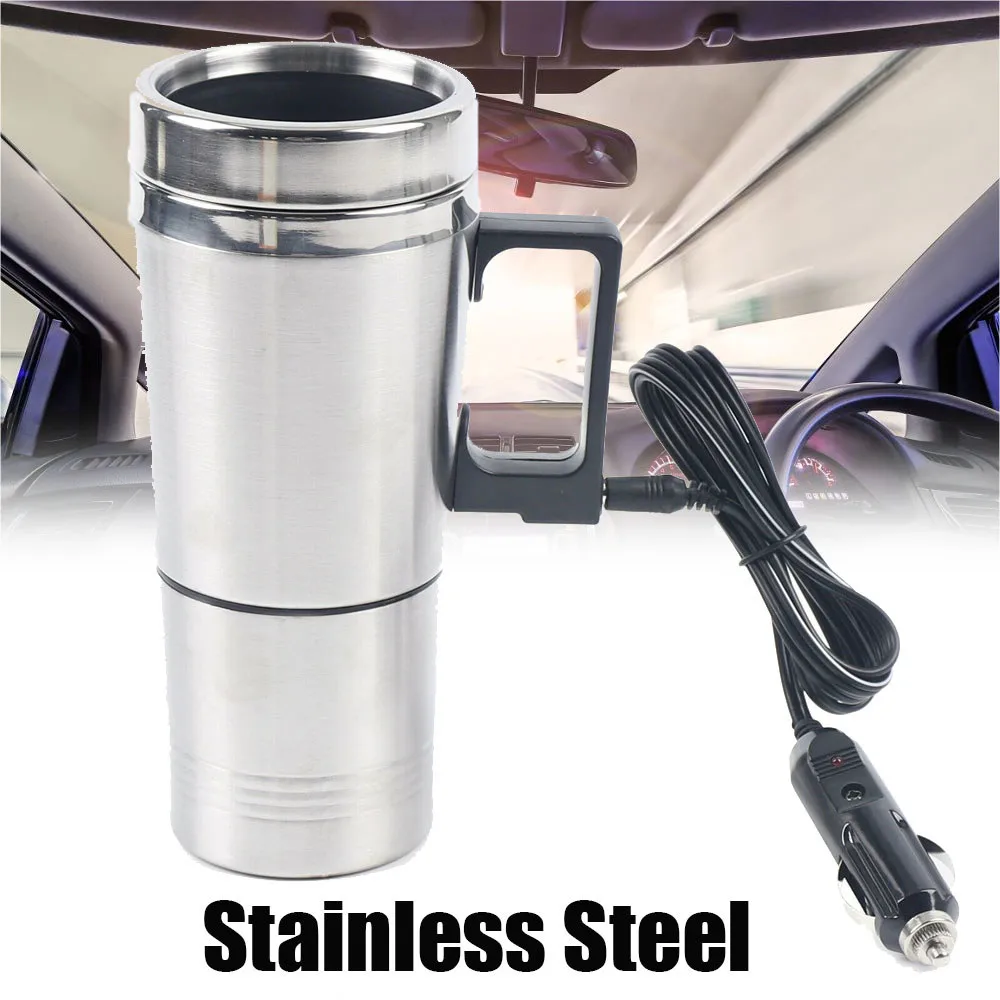 

Portable Electric Car Coffee Maker Volt Travel Pot Mug 12V Heating Cup Kettle