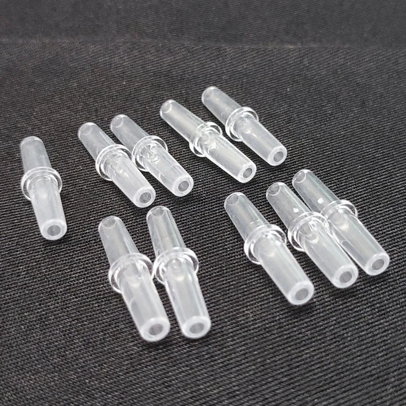 10pcs 4mm Straight Shaped Fish Tank Air Line Tubing Joints Oxygen Air Pump Line Tubing Joints Connectors Accessories 3