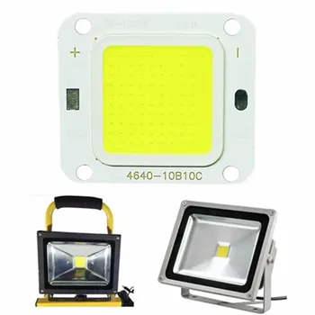 UooKzz LED COB 칩, DIY 투광 조명등 스포트라이트 전구, 다이오드 LED 천장 조명 램프 소스, 10W, 20W, 40W, 슈퍼 파워 50W, 60W, 70W