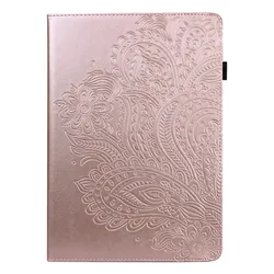 Premium Protective Case for Lenovo Tab M10 Plus and M10 HD Tablets - Sleek and Durable Tablet Cover (Rose Gold Flower YX)