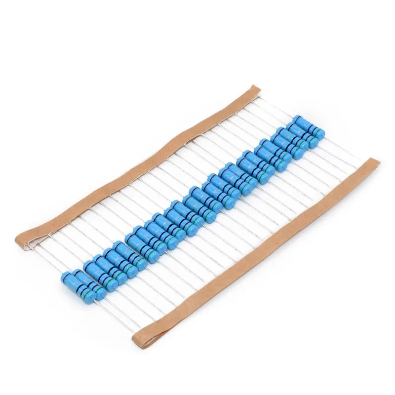 10pcs 3W 0.1R~10M 1% Metal film resistor 0.1 100R 220R 1K 1.5K 2.2K 4.7K 10K 22K 47K 100K 100 220 470 1K5 2K2 4K7 ohm resistance
