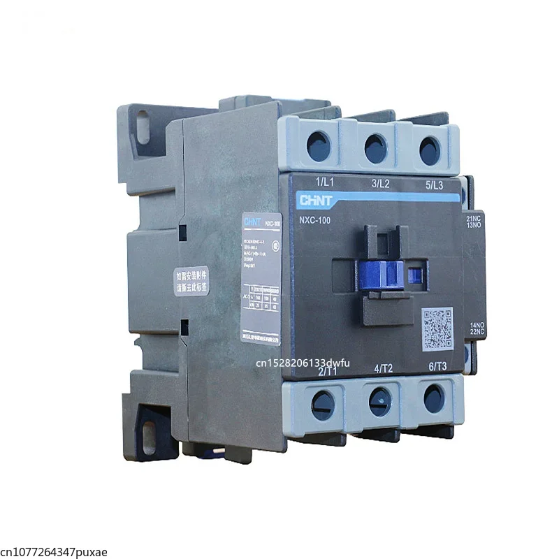 

Китайский NXC-100 100A LC1D контактор переменного тока NO NC, 3-фазный разъем для DIN-рейки с электрическим креплением LC1, контактор переменного тока 24 В, 36 В, 110 В, 220 В, 380 В