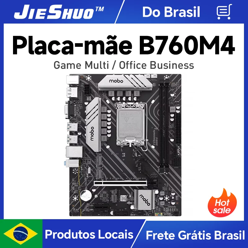Placa Mãe Jieshuo B760M 4 PLUS V1.03