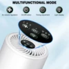 Air Purifier for Bedroom Home Portable Air Purifiers Air Cleaner with HEPA Filter /3 Speed/5 Timing,for Remove Dust,Pollen,Smoke 5