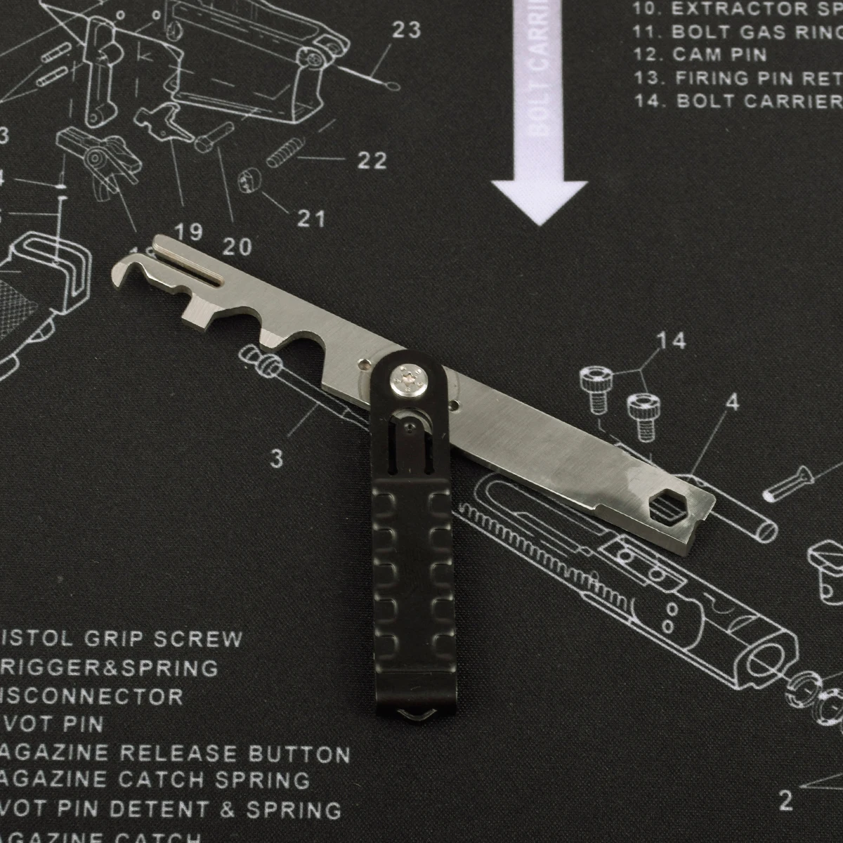 METAL TACTICAL STEEL AR15 AR10 M4 BCG CARBON REMOVAL TOOL BOLT CLEANING KIT M16 RIFLE SCRAPER .223/5.56 GUN ACCESSORIES
