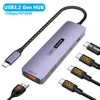 10Gbps USB3.2 Gen2 HUB USB C Splitter 3.2 Hub 10Gb High Speed for Laptop Macbook-Air MacBook Pro M4 M3 M2 Usb Extension Hub 1