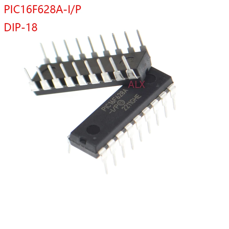 Microcontroladores Flash-baseados Cmos de Bits Pic16f628a-i p Mergulho18 Pic16f628a Pic16f628 16f628 10 Peças