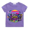 80S Baby Music Printing T Shirt Hip Hop Print Kids T Shirt Boys Cartoon Short Sleeve Baby Girls T Shirt Children's Clothes Y2k 1
