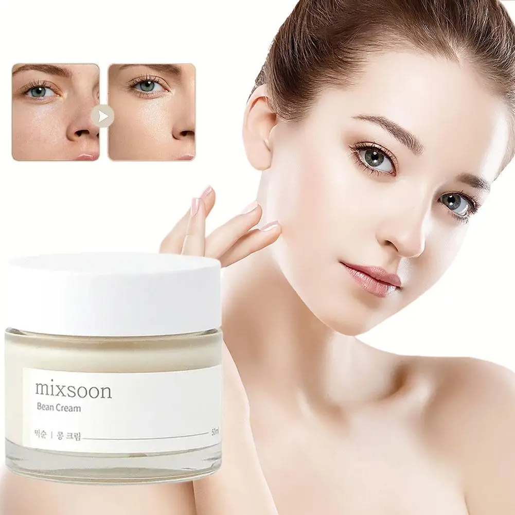 Korean Soybean Essence Facial Serum 50ml Repairs Damage Enhances Skin Elasticity facial serum facial essence collagen face cream facial cream