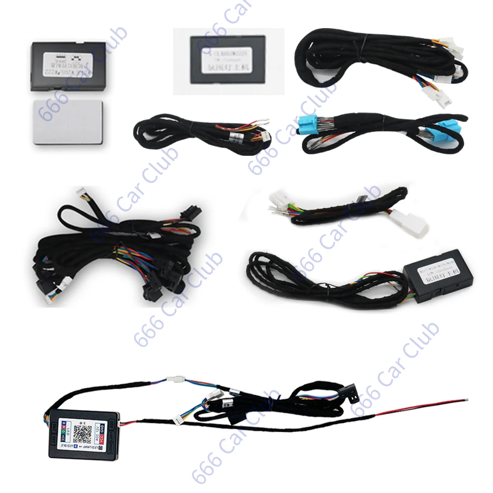 

64 Colour RGB LED APP Control Box Module Parts For Mercedes Benz W205 X253 W213 W117 W176 W222 X156 W177 Ambient Light Connector