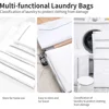 2PCS Honeycomb Mesh Laundry Bags For Delicates,Net Fabric Reusable Delicate Wash Bag Travel Organization Bag For Lingerie 4