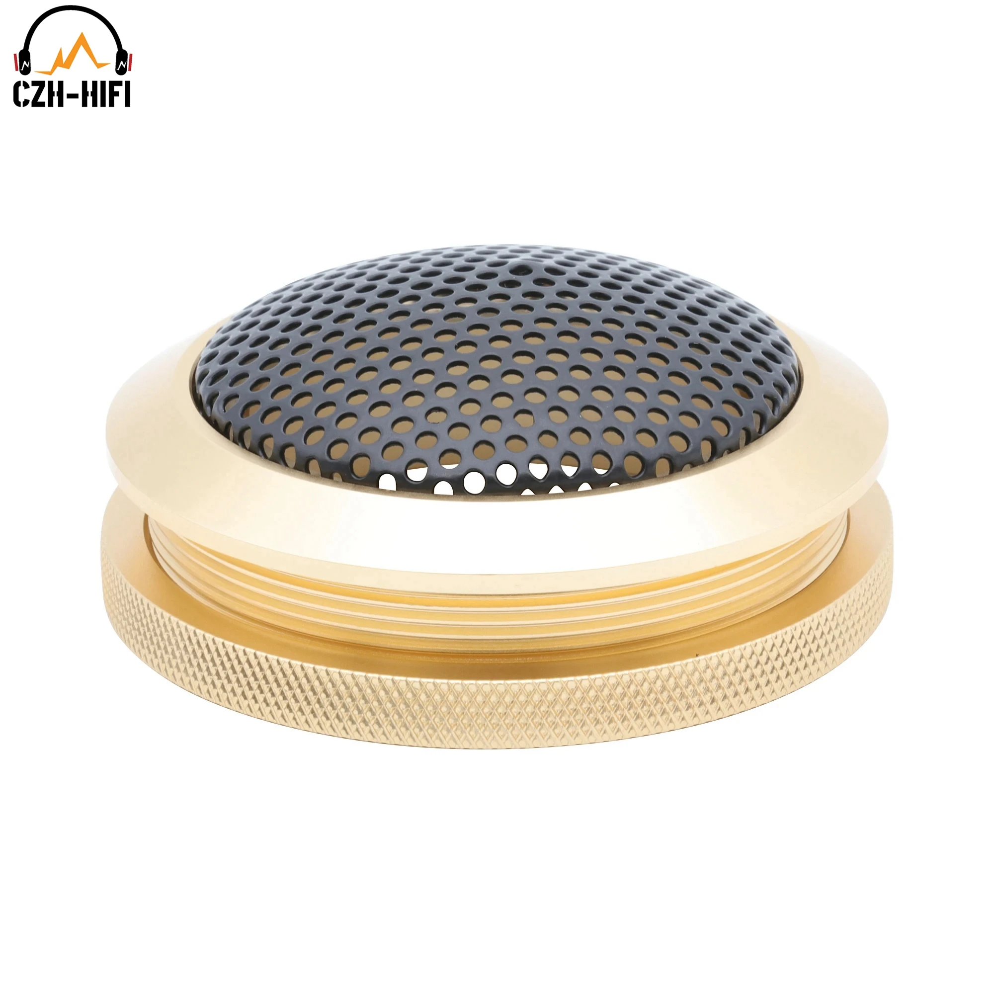 1pc 1.5" Metal Car Audio Speaker Subwoofer Waffle Cover Guard Protector Treble Head Tweeter Mesh Grill Silver Red Gold Black