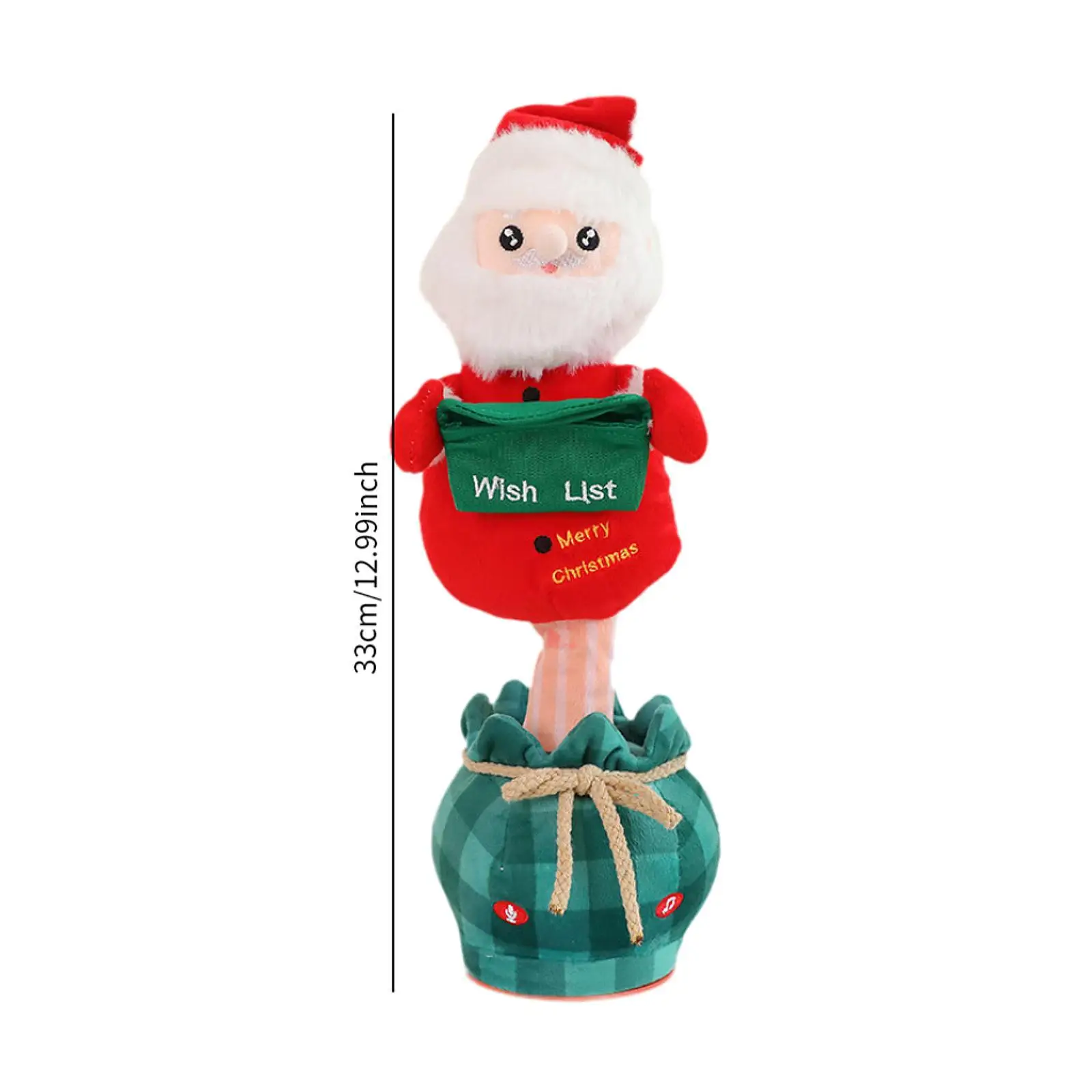 Christmas Electric Dancing Toy Electric Christmas Stuffed Toy Cute Figure