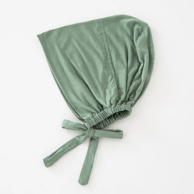 82 couleurs cravate dos sous-embouts mode femmes intérieur Hijab casquette musulmane Bonnet plaine islamique coton Spandex Jersey DEW sous-écharpe