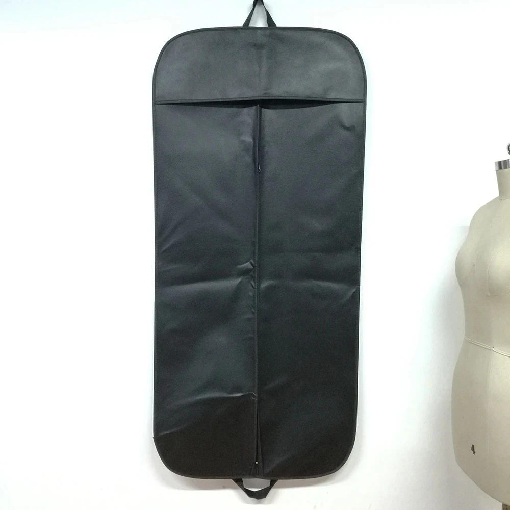 고품질 남성 정장 방진 커버, 여행/비즈니스용 두꺼운 부직포 코트/의류 보관 가방, 의류/정장 커버