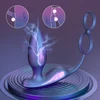 Butt Plug Electric Shock Masturbator for Men Multi Speed Vibrator Anal Sex Toy with Remote Control Cock Rings for Couple 1